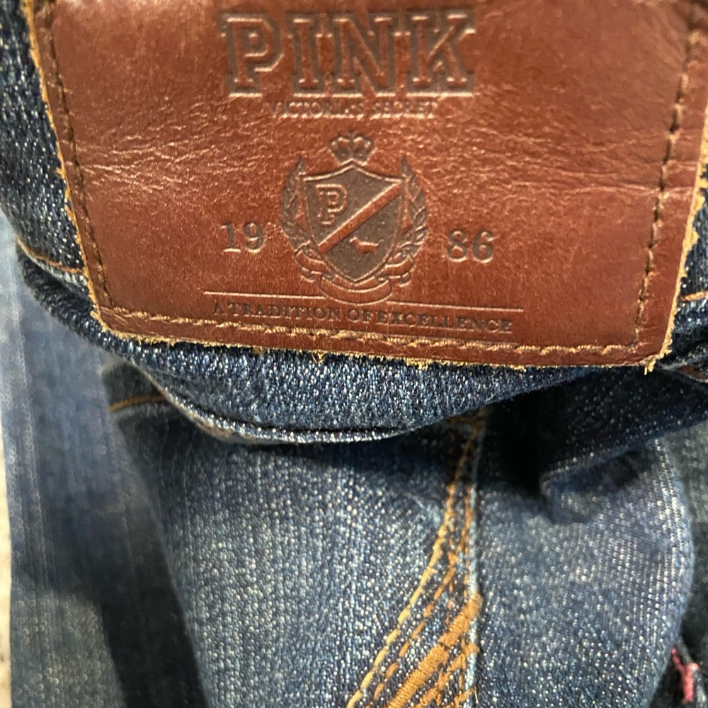 Pink Victoria Secret Boot Jeans Size 4R - Picture 6 of 14